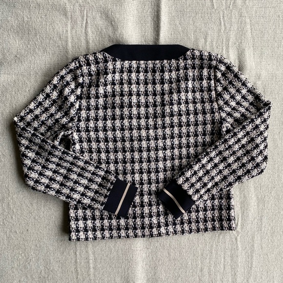 Small Vintage Looking Bomber cardigan - Picture 7 of 8